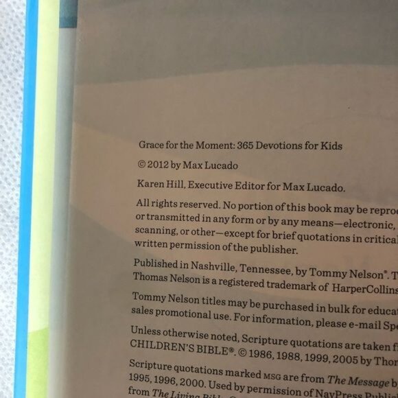 Grace for the moment by Max Lucado 2012 READ - Picture 6 of 8